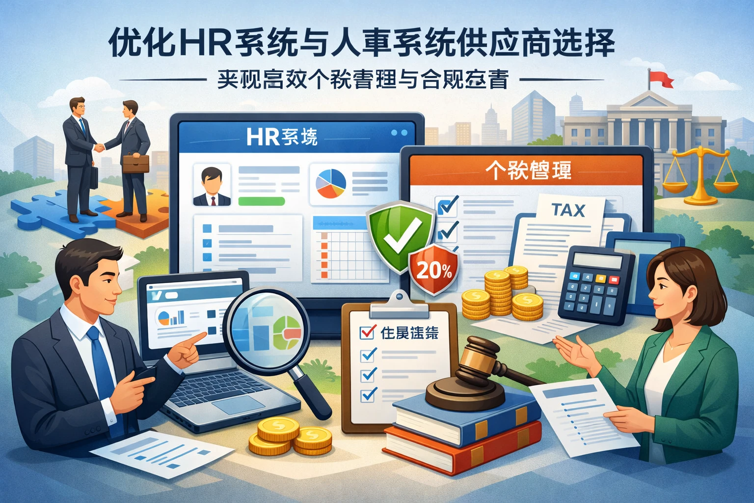 优化HR系统与人事系统供应商选择:实现高效个税管理与合规运营