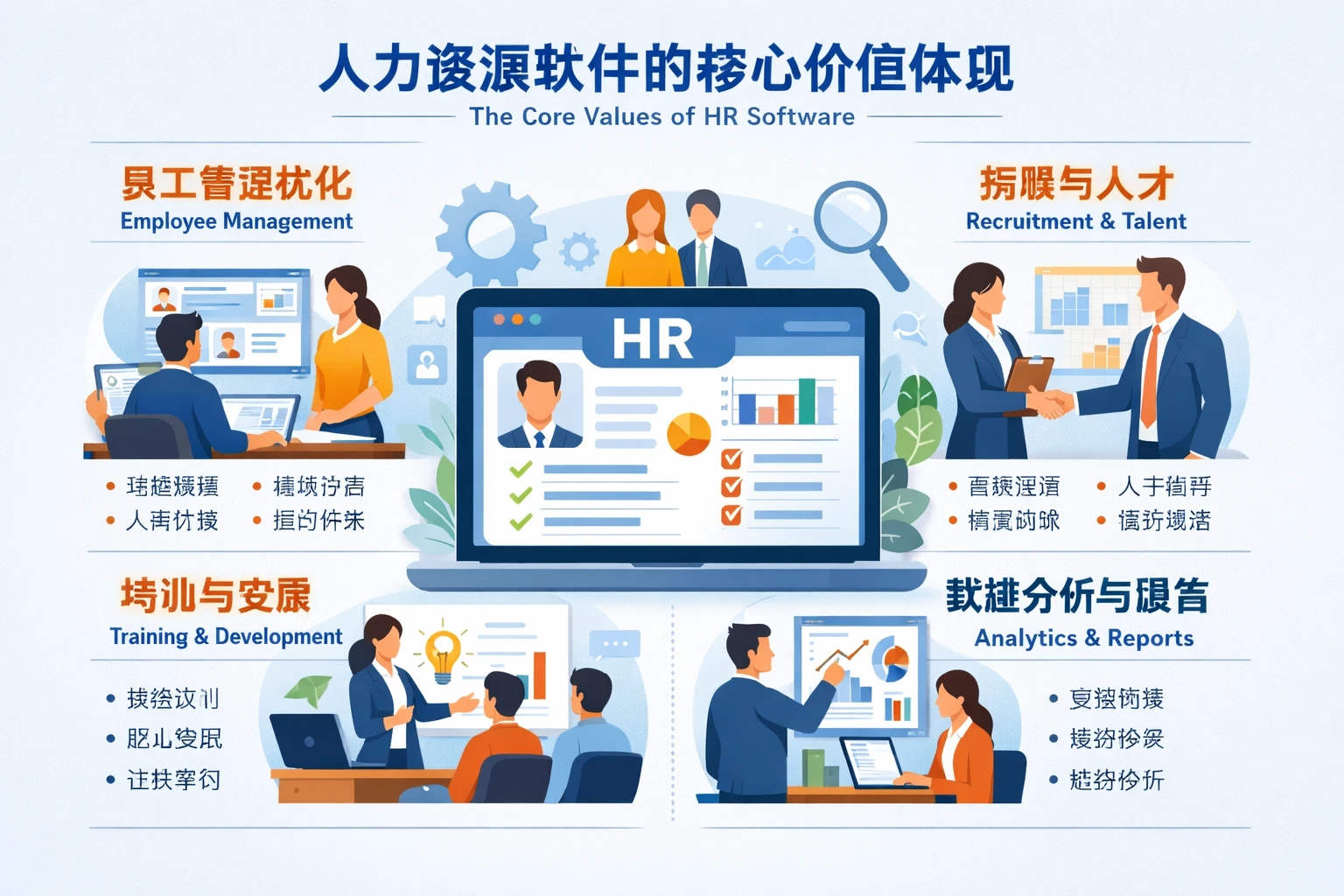 人力资源软件的核心价值体现