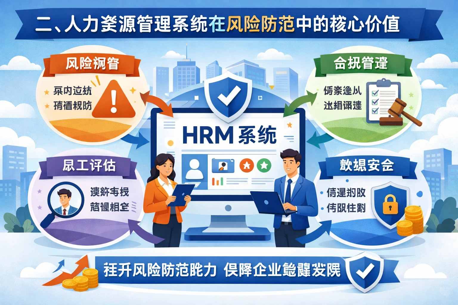 二、人力资源管理系统在风险防范中的核心价值