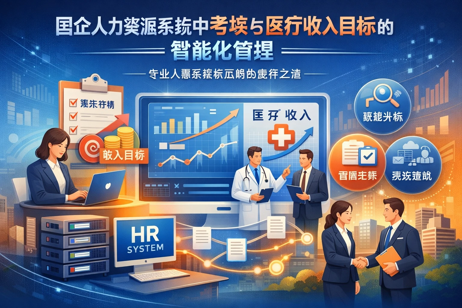 国企人力资源系统中考核与医疗收入目标的智能化管理——专业人事系统供应商的选择之道