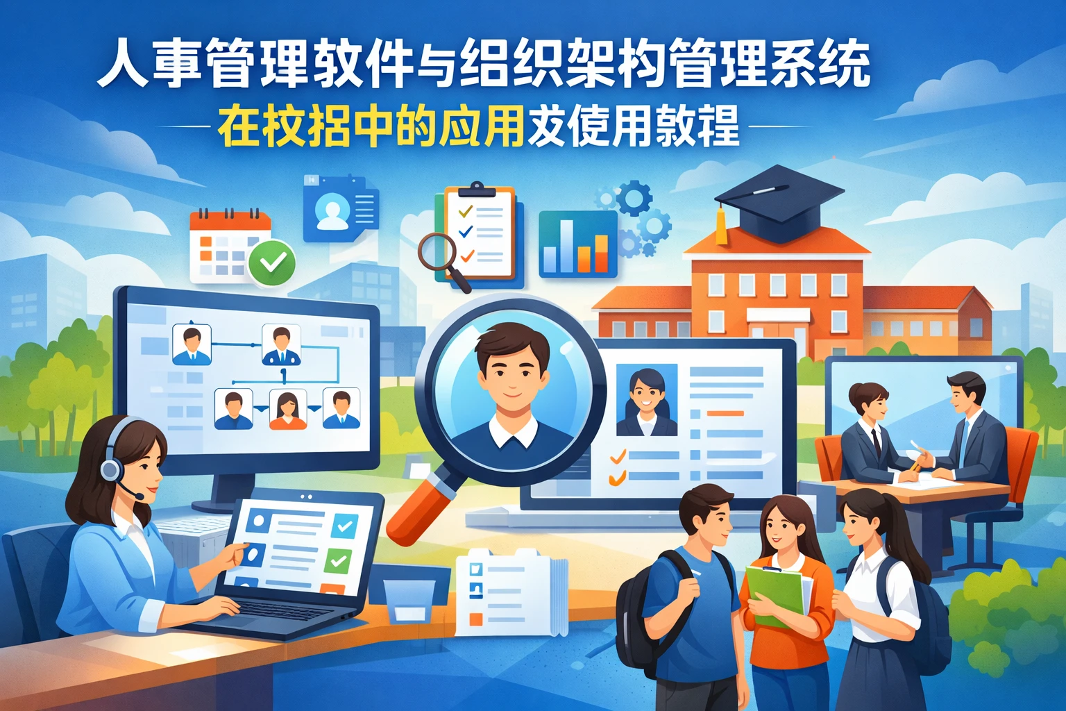 人事管理软件与组织架构管理系统在校招中的应用及使用教程