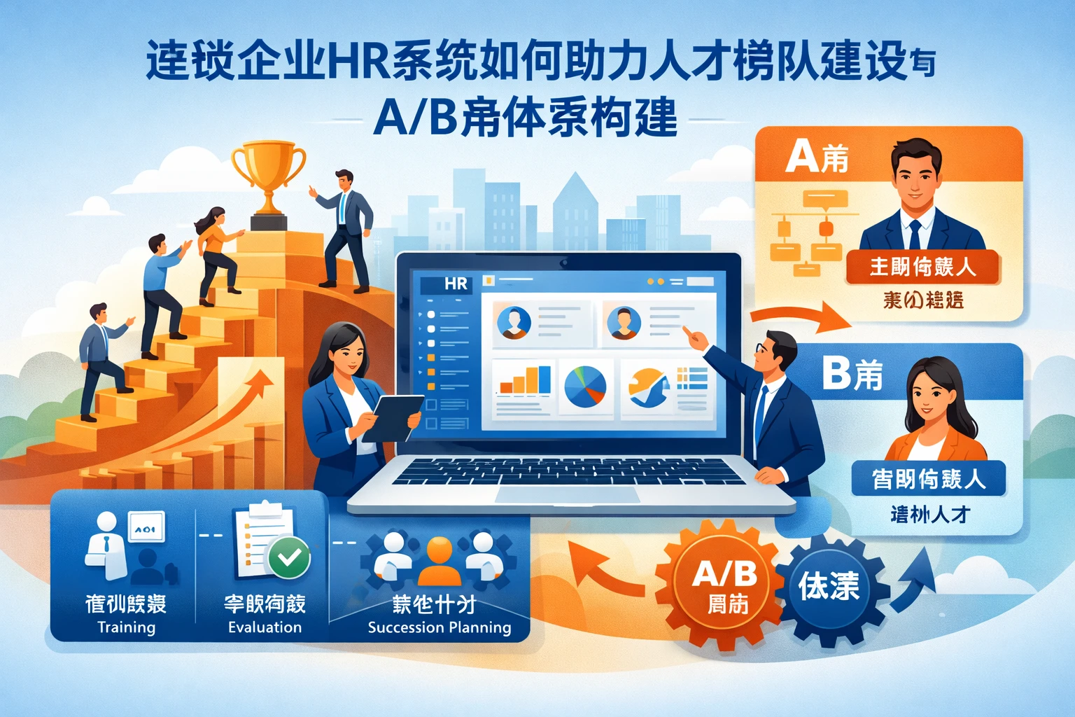 连锁企业HR系统如何助力人才梯队建设与A/B角体系构建