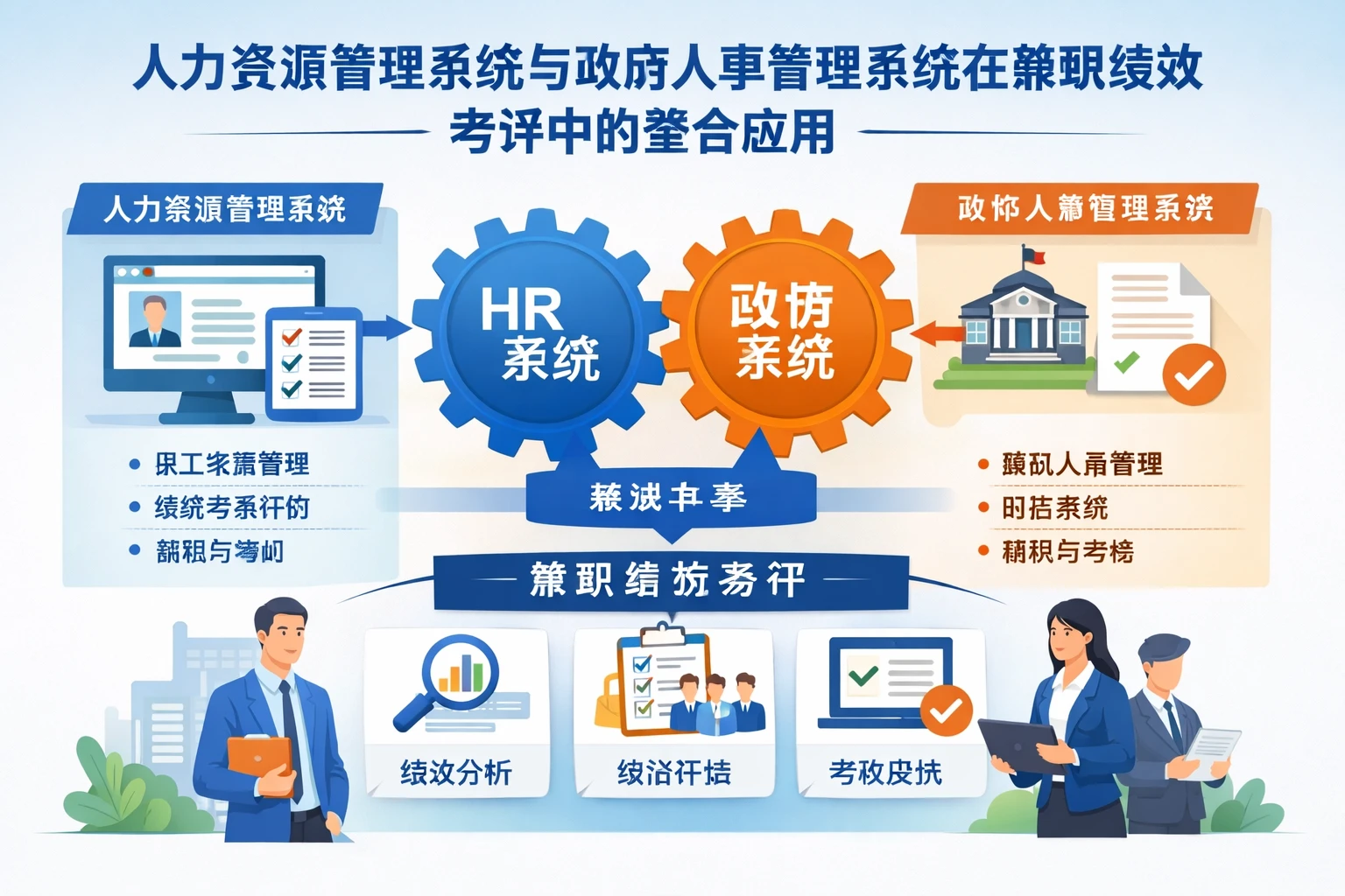 人力资源管理系统与政府人事管理系统在兼职绩效考评中的整合应用