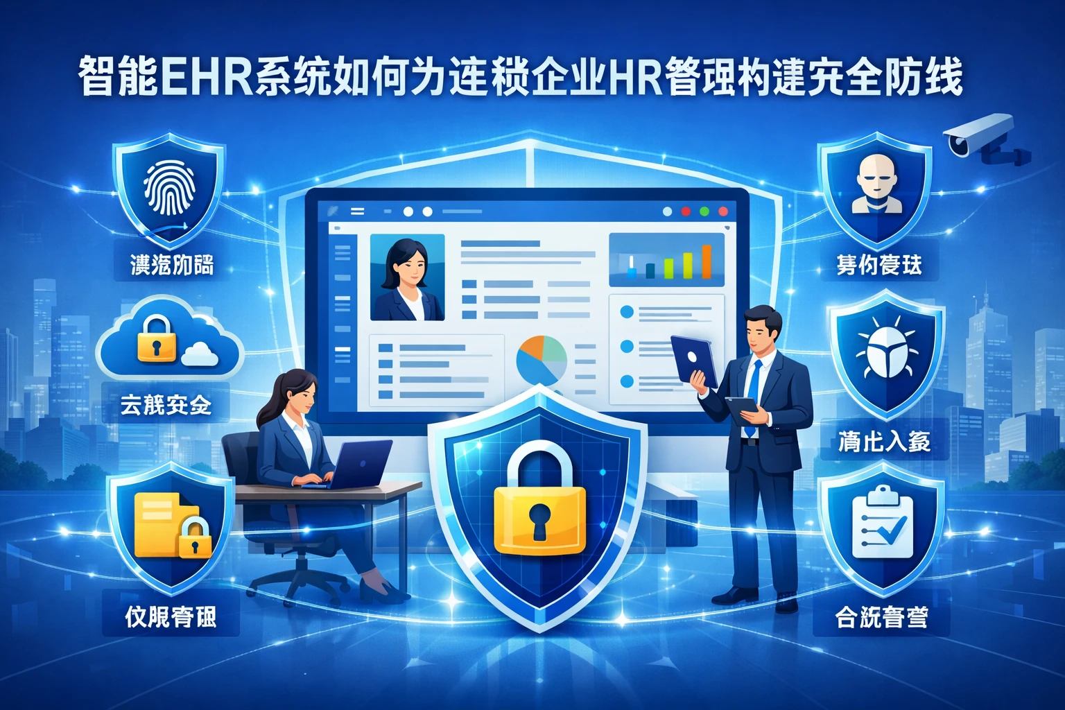 智能EHR系统如何为连锁企业HR管理构建安全防线