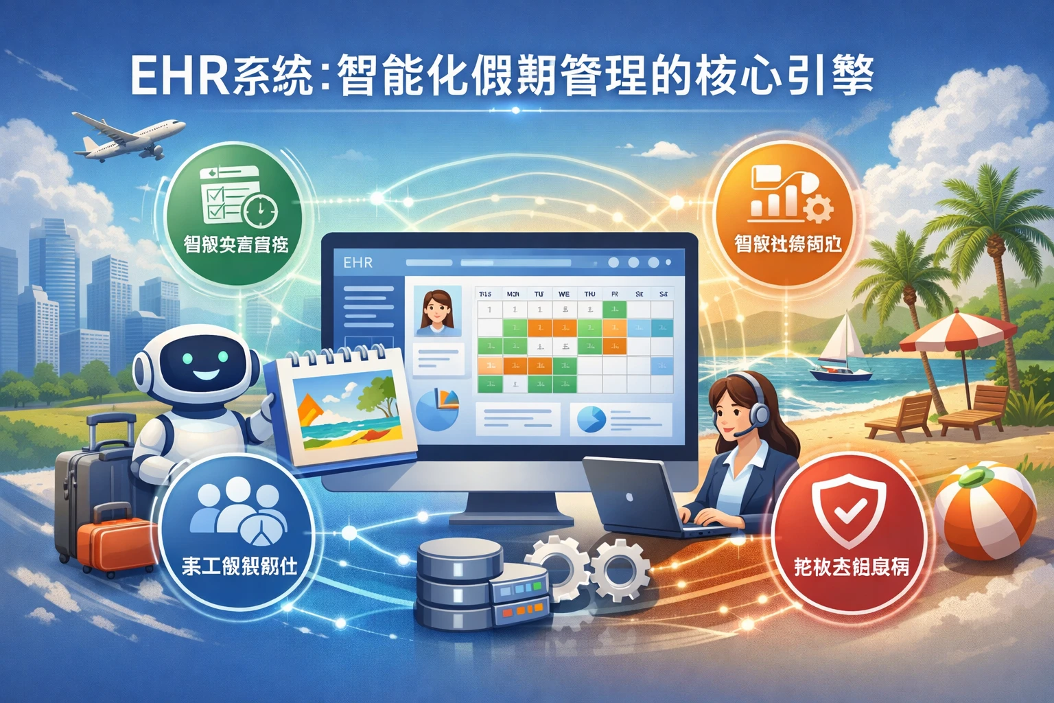 EHR系统：智能化假期管理的核心引擎