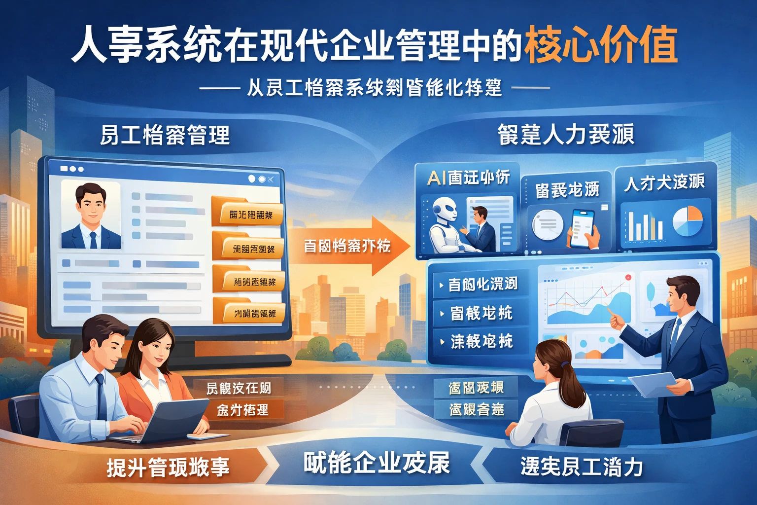 人事系统在现代企业管理中的核心价值——从员工档案系统到智能化转型