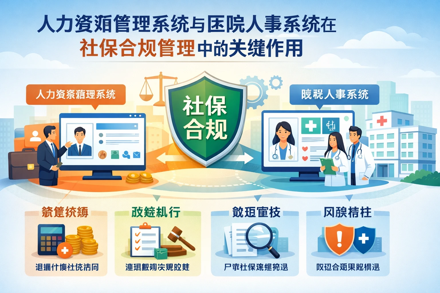 人力资源管理系统与医院人事系统在社保合规管理中的关键作用