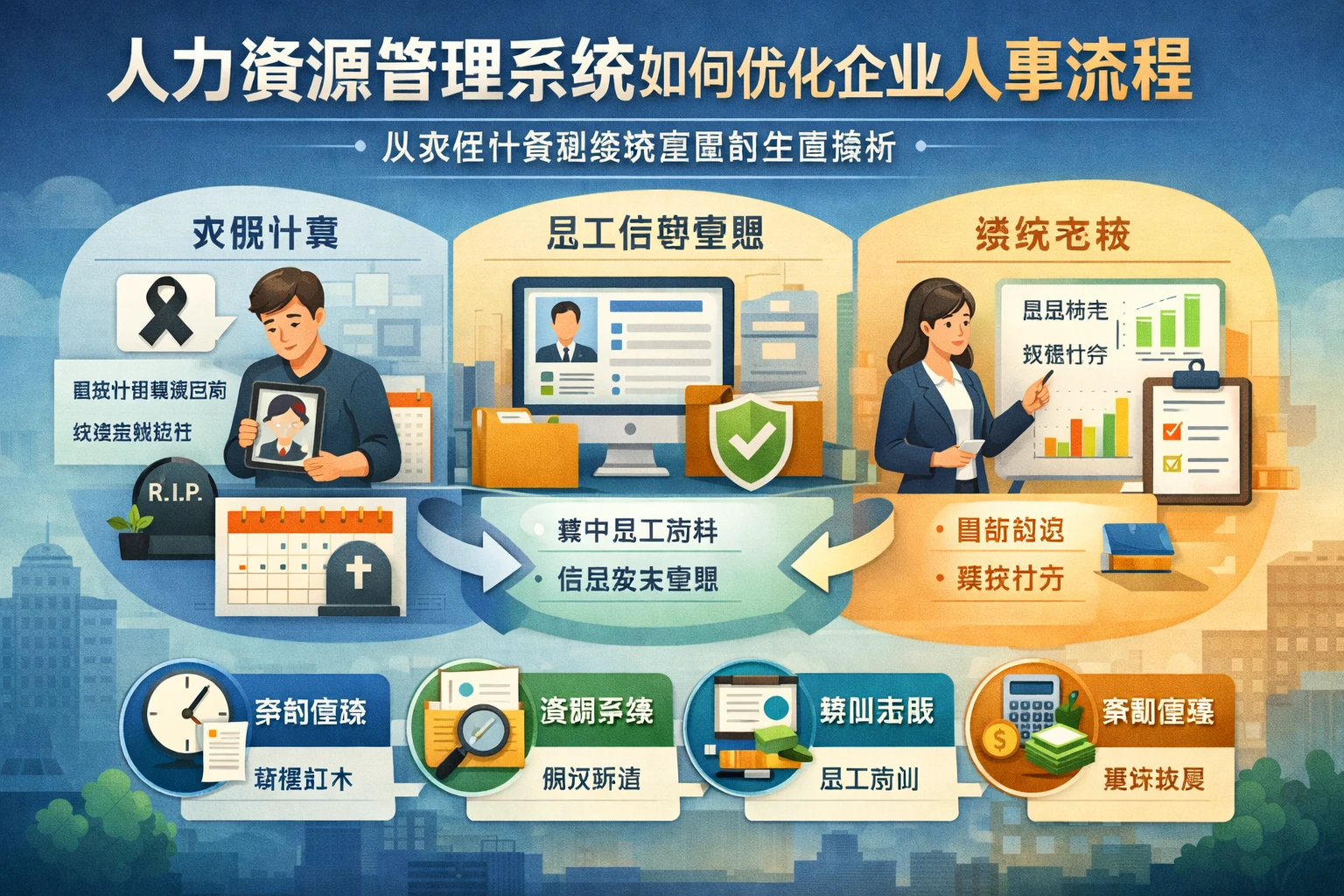 人力资源管理系统如何优化企业人事流程：从丧假计算到绩效管理的全面解析