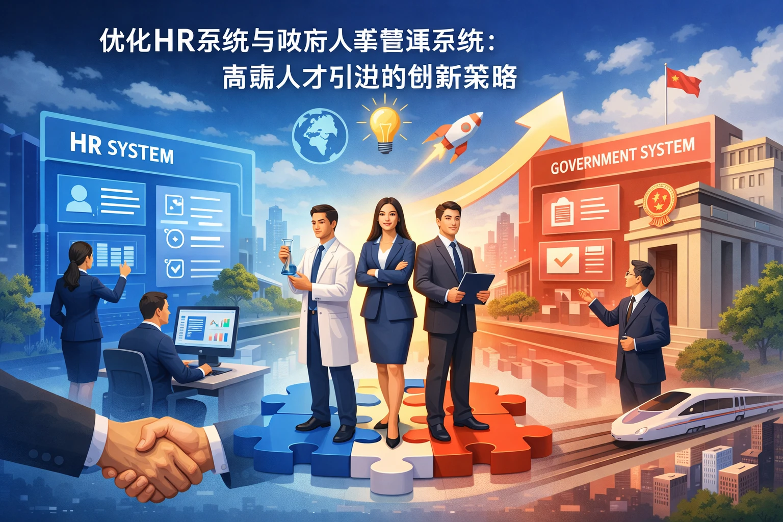 优化HR系统与政府人事管理系统:高端人才引进的创新策略