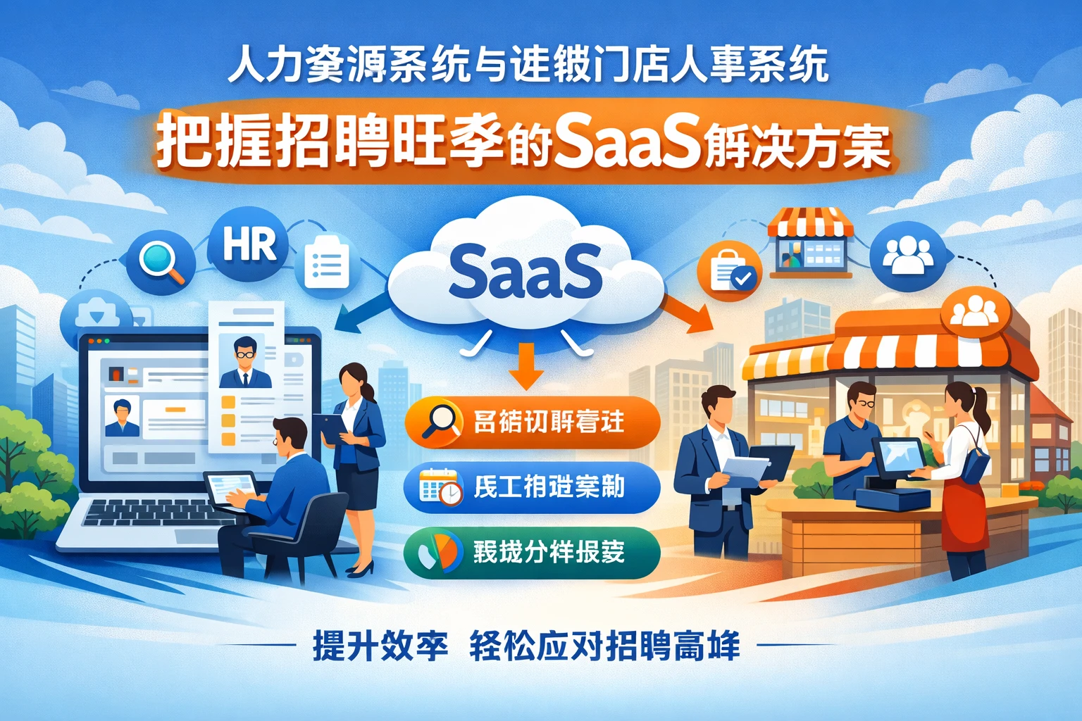 人力资源系统与连锁门店人事系统:把握招聘旺季的SaaS解决方案
