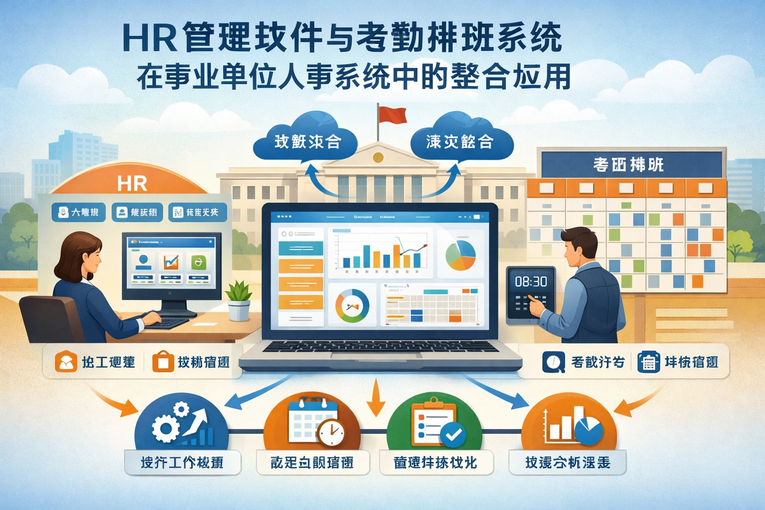 HR管理软件与考勤排班系统在事业单位人事系统中的整合应用