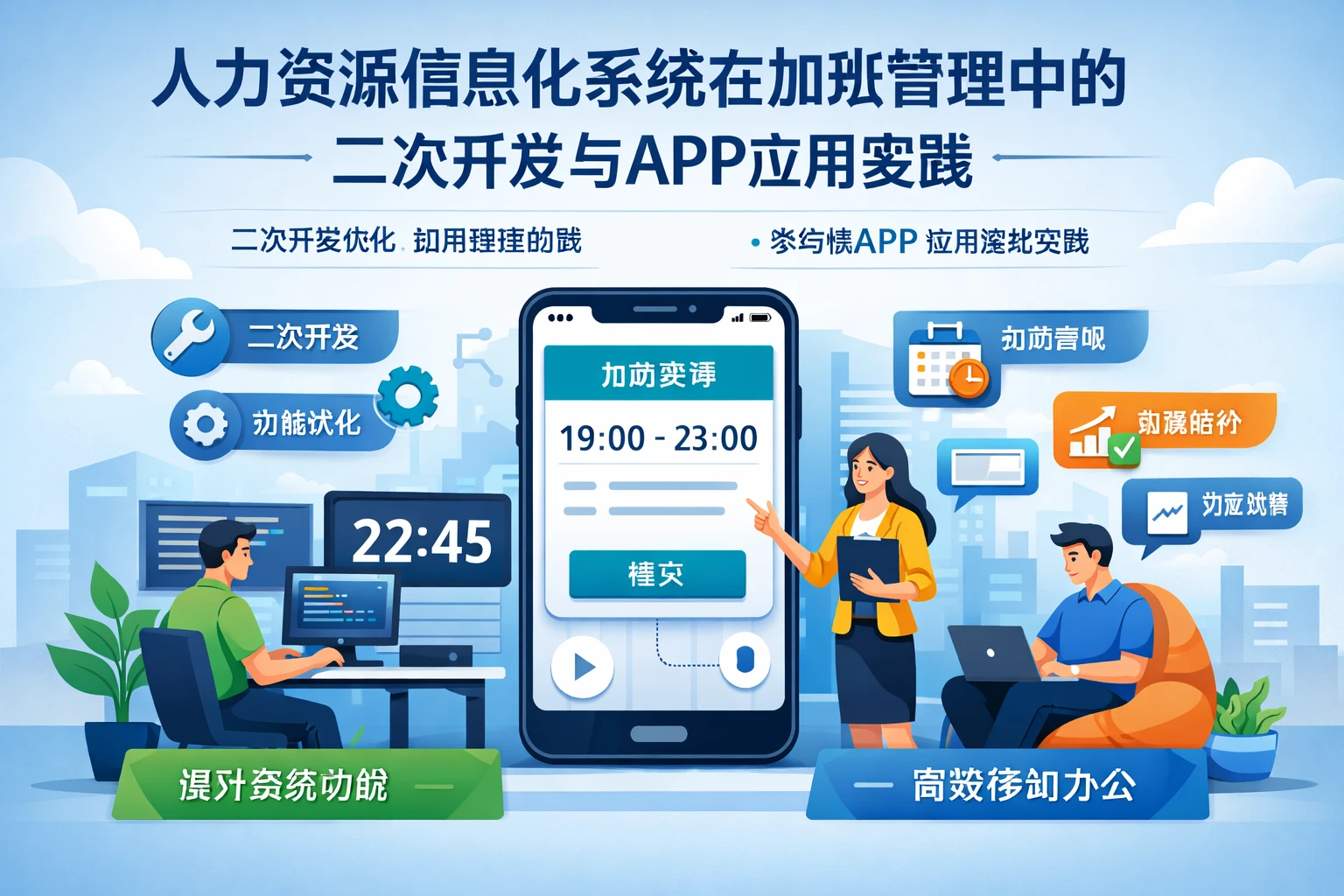 人力资源信息化系统在加班管理中的二次开发与APP应用实践