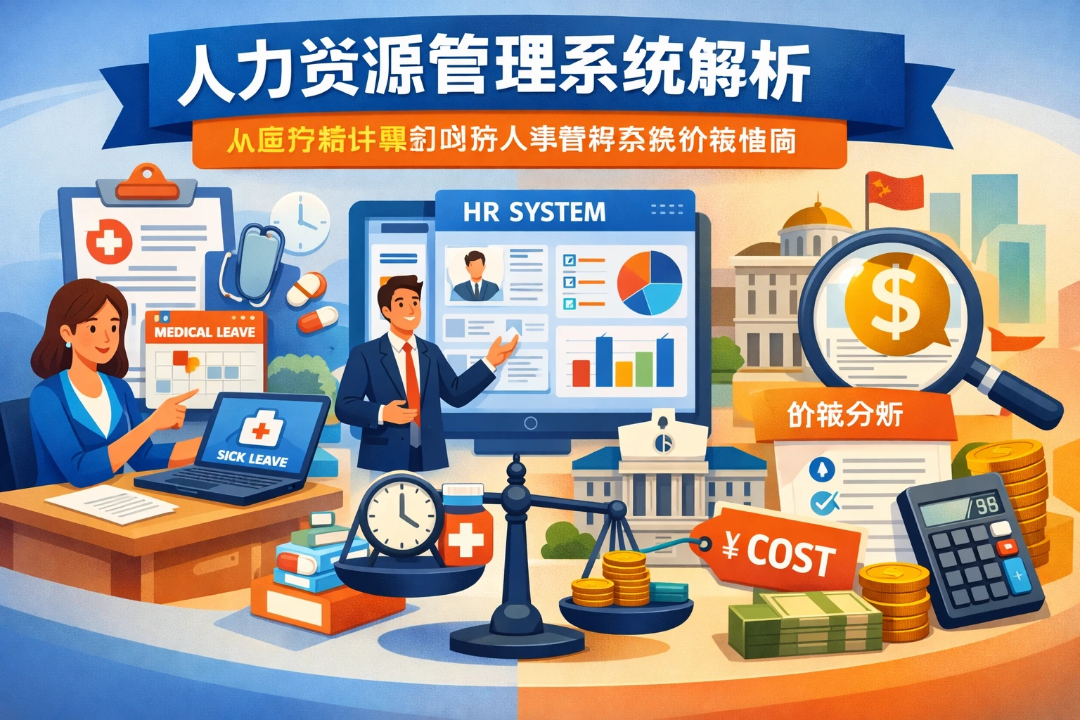 人力资源管理系统解析：从医疗期计算到政府人事管理系统价格指南