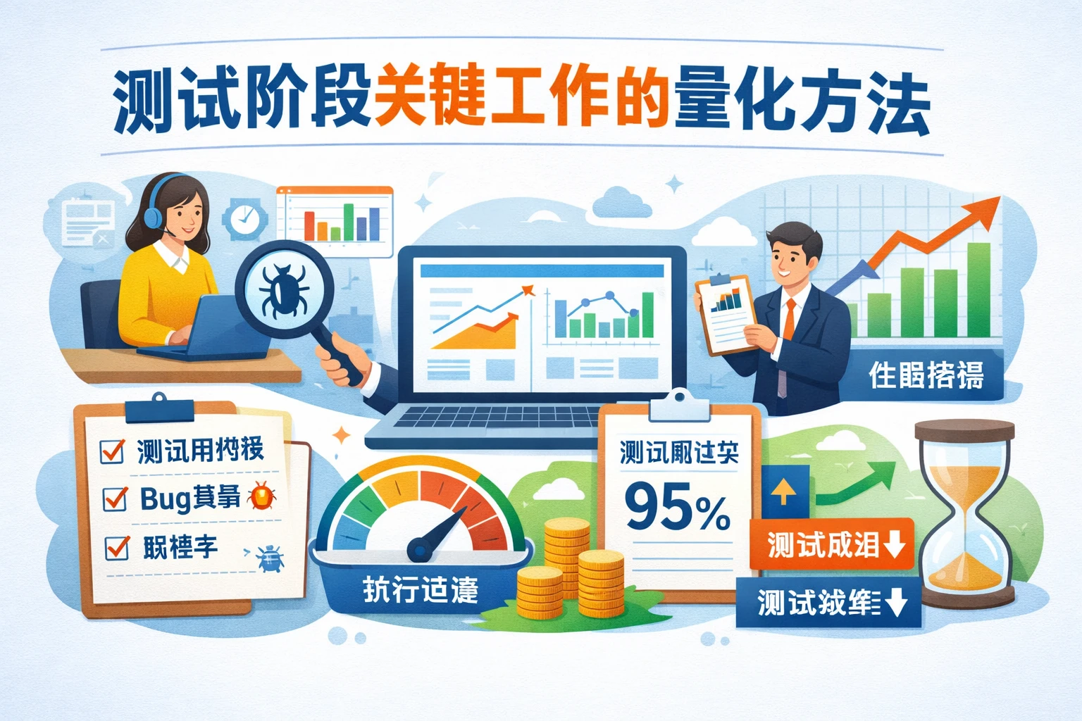 测试阶段关键工作的量化方法