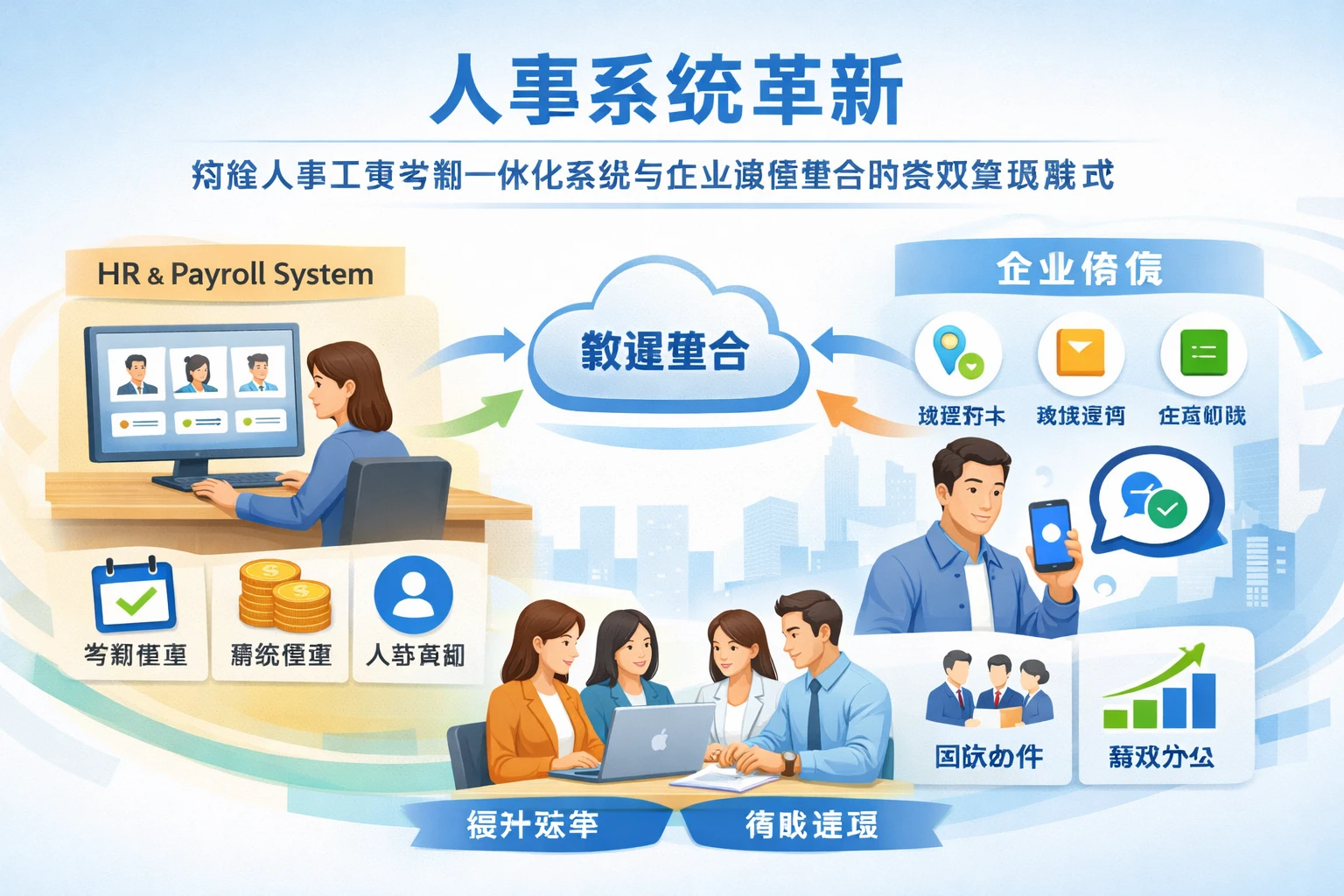 人事系统革新：构建人事工资考勤一体化系统与企业微信整合的高效管理模式