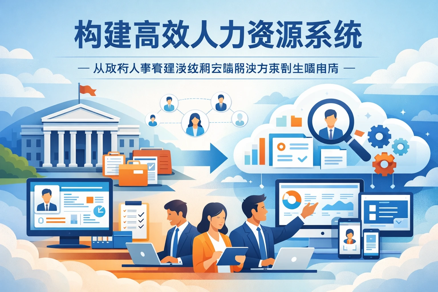 构建高效人力资源系统：从政府人事管理系统到云端解决方案的全面指南