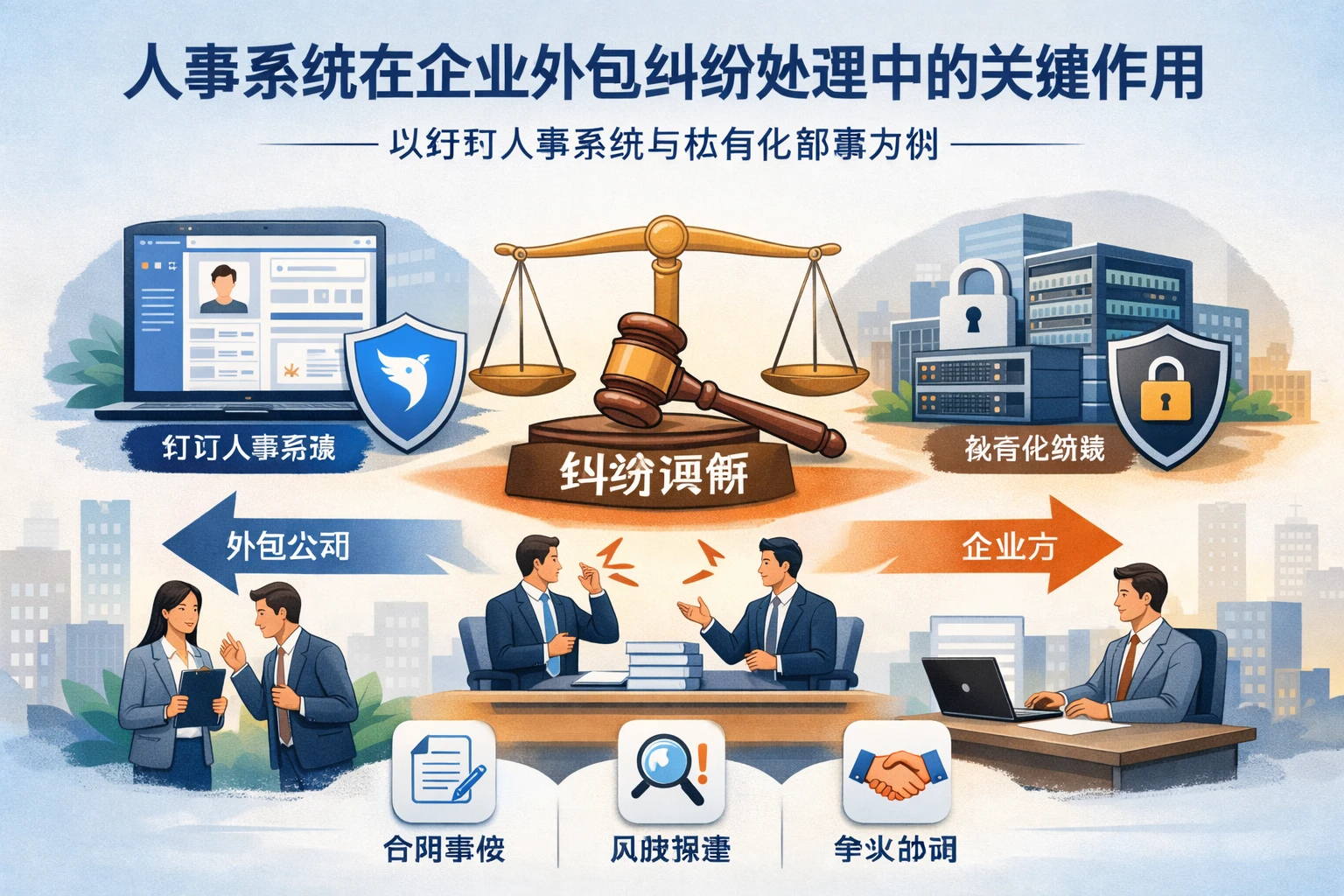 人事系统在企业外包纠纷处理中的关键作用——以钉钉人事系统与私有化部署为例