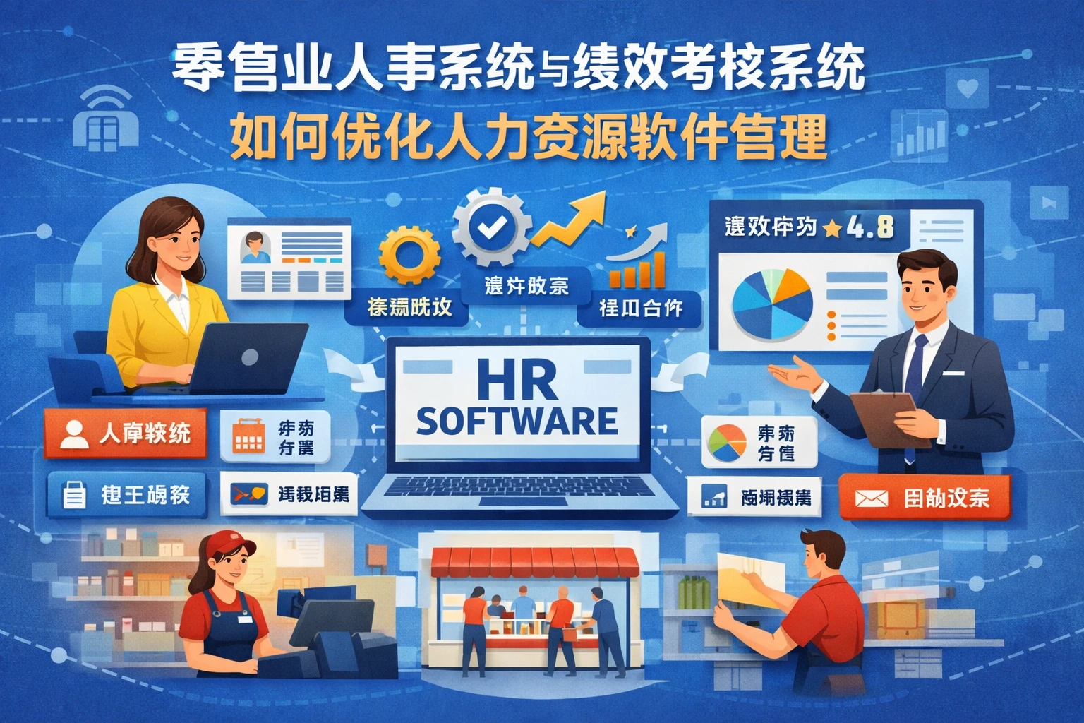 零售业人事系统与绩效考核系统如何优化人力资源软件管理