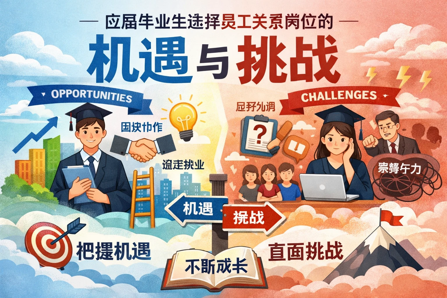 应届毕业生选择员工关系岗位的机遇与挑战