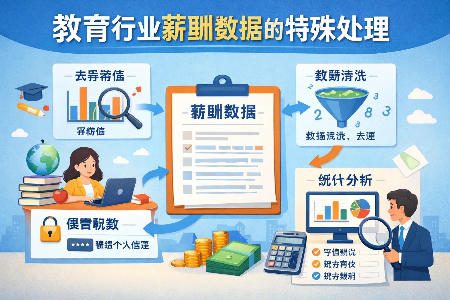 教育行业薪酬数据的特殊处理