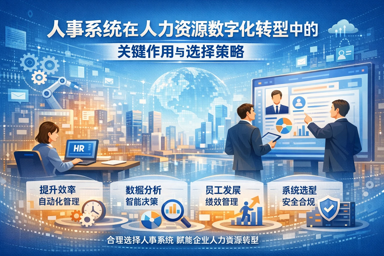 人事系统在人力资源数字化转型中的关键作用与选择策略
