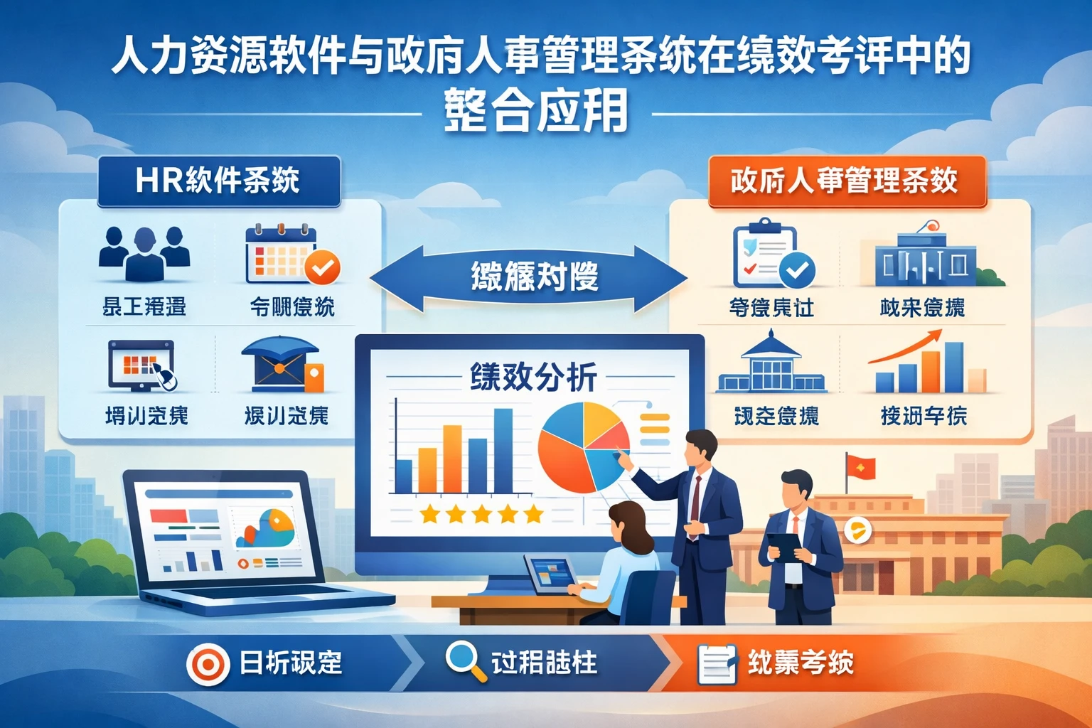 人力资源软件与政府人事管理系统在绩效考评中的整合应用