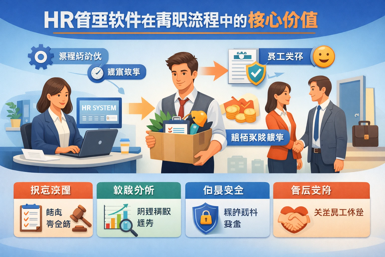 HR管理软件在离职流程中的核心价值
