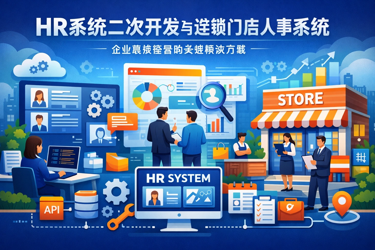 HR系统二次开发与连锁门店人事系统：企业高效运营的关键解决方案