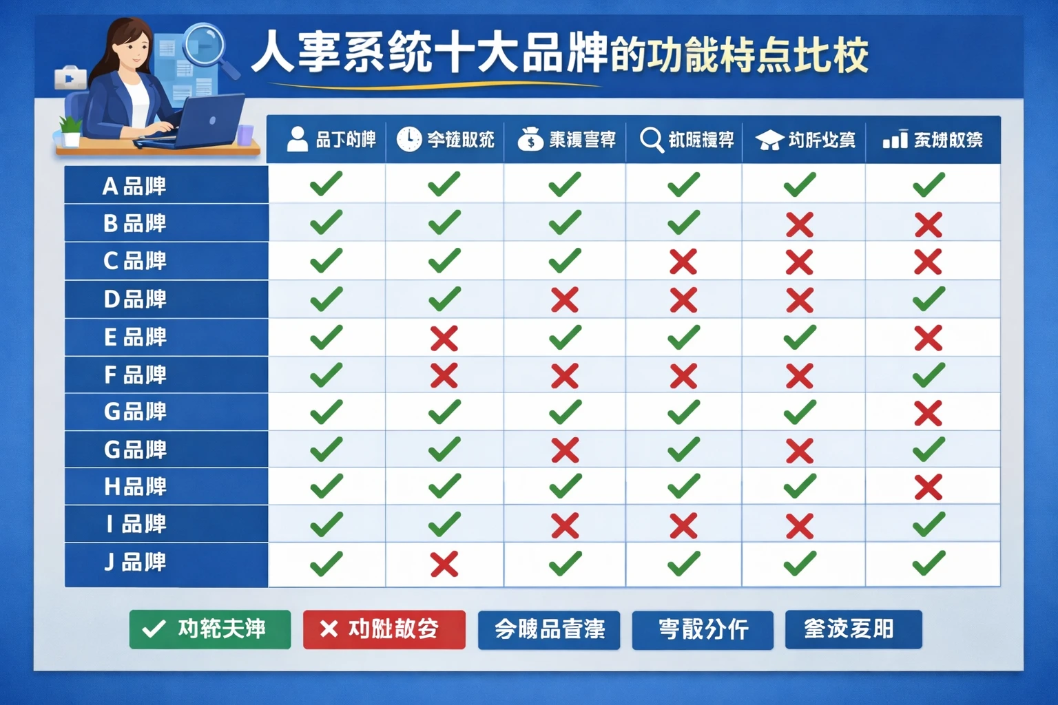 人事系统十大品牌的功能特点比较