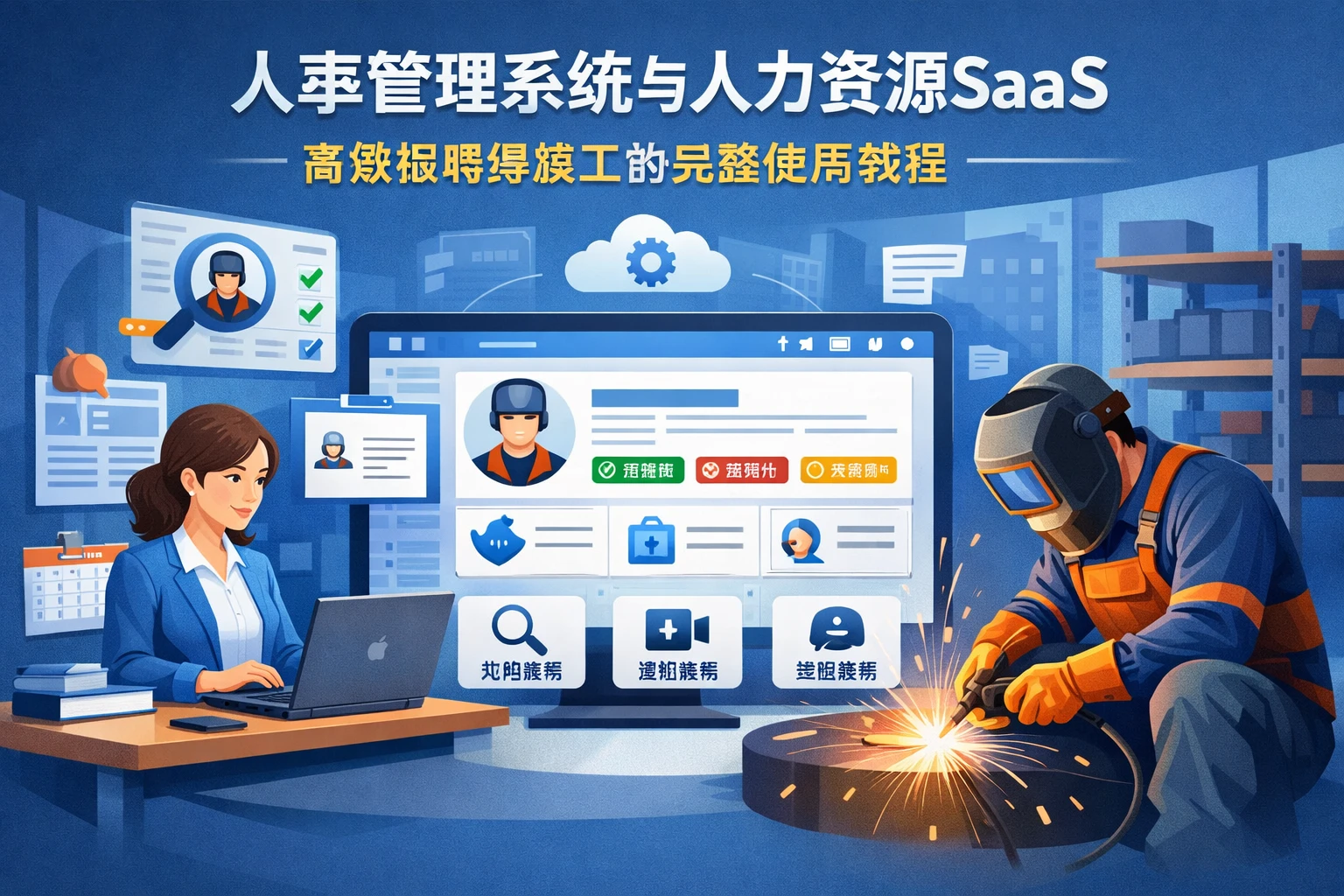 人事管理系统与人力资源SaaS：高效招聘焊接工的完整使用教程