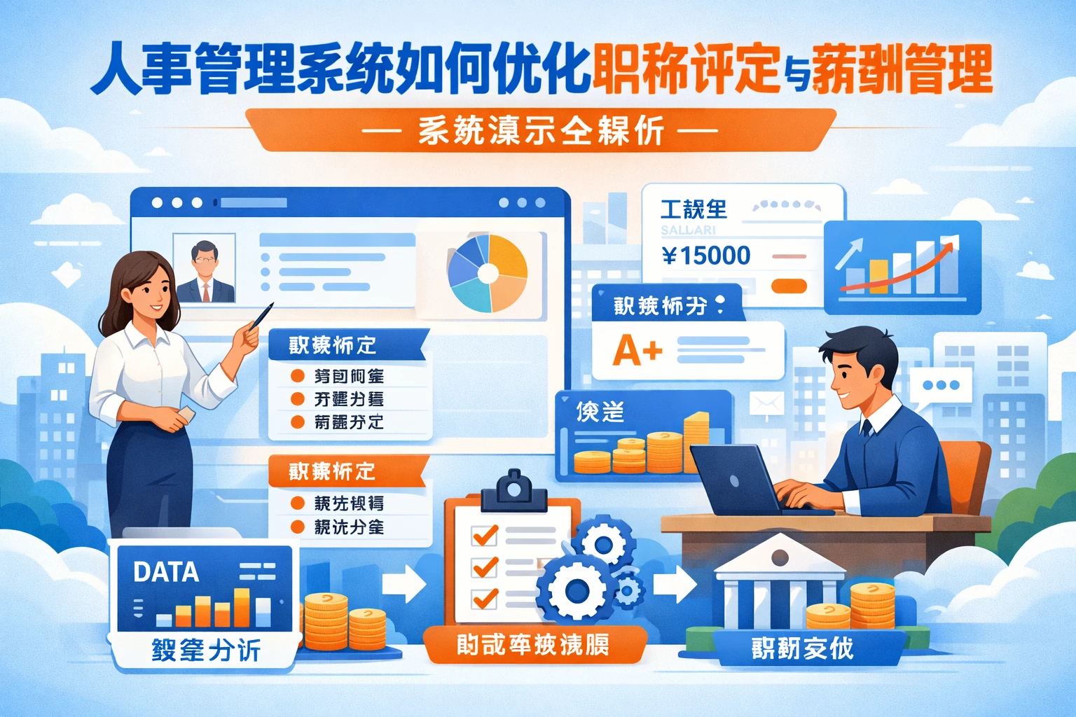 人事管理系统如何优化职称评定与薪酬管理——系统演示全解析