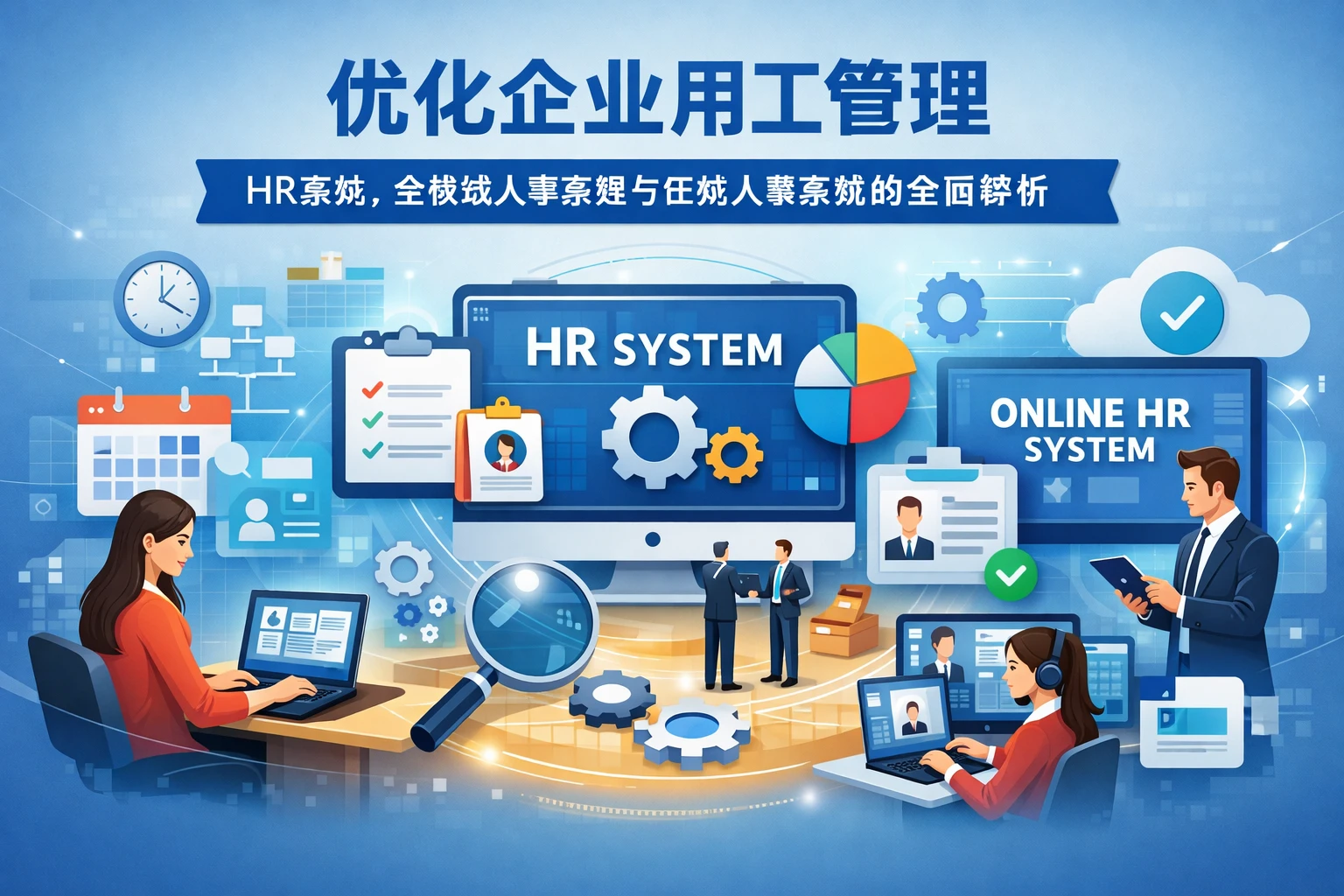 优化企业用工管理：HR系统、全模块人事系统与在线人事系统的全面解析