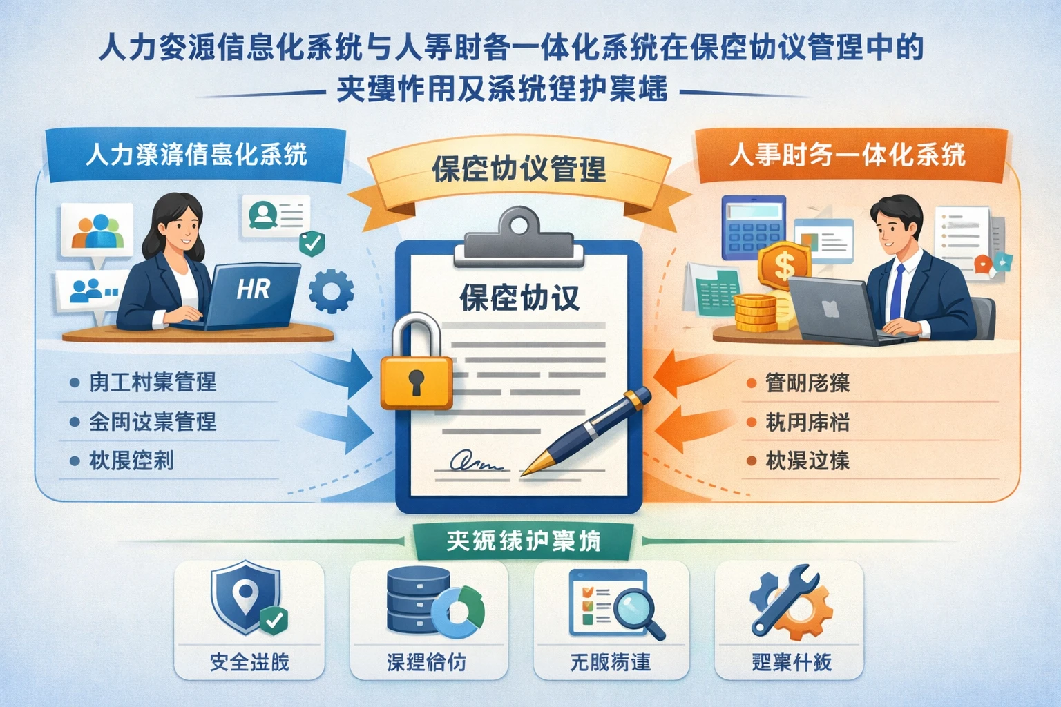 人力资源信息化系统与人事财务一体化系统在保密协议管理中的关键作用及系统维护策略