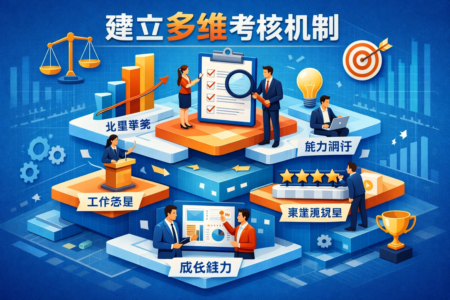 建立多维考核机制