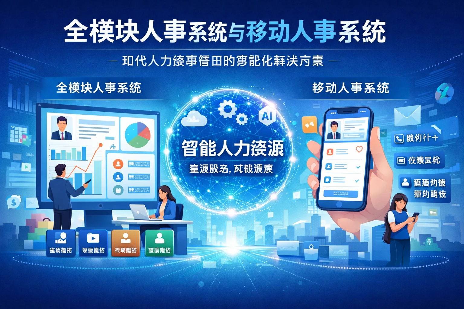 全模块人事系统与移动人事系统：现代人力资源管理的智能化解决方案