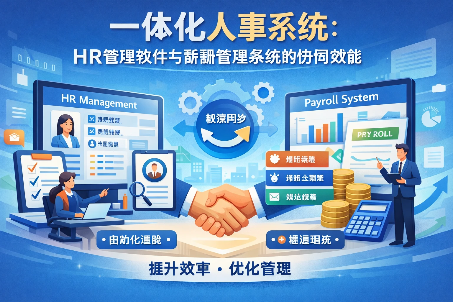 一体化人事系统：HR管理软件与薪酬管理系统的协同效能