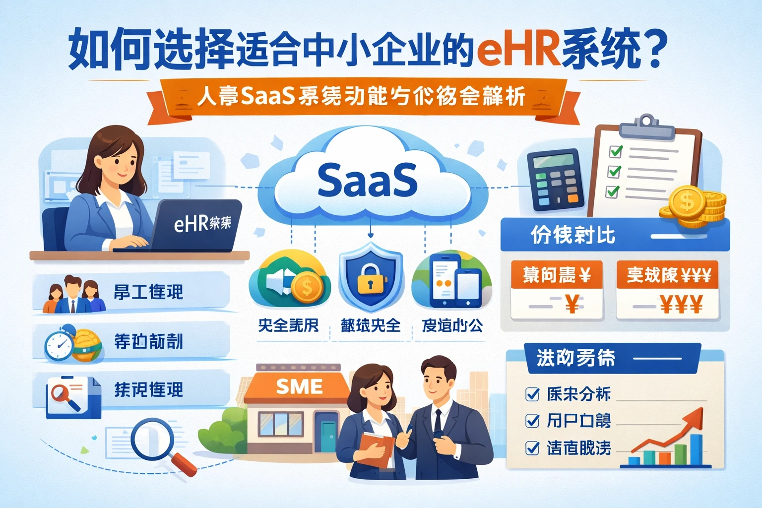 如何选择适合中小企业的eHR系统：人事SaaS系统功能与价格全解析