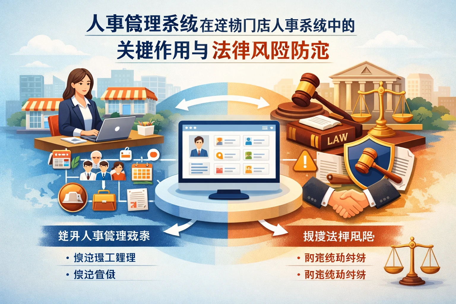 人事管理系统在连锁门店人事系统中的关键作用与法律风险防范