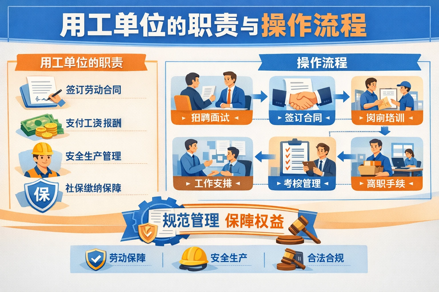 用工单位的职责与操作流程