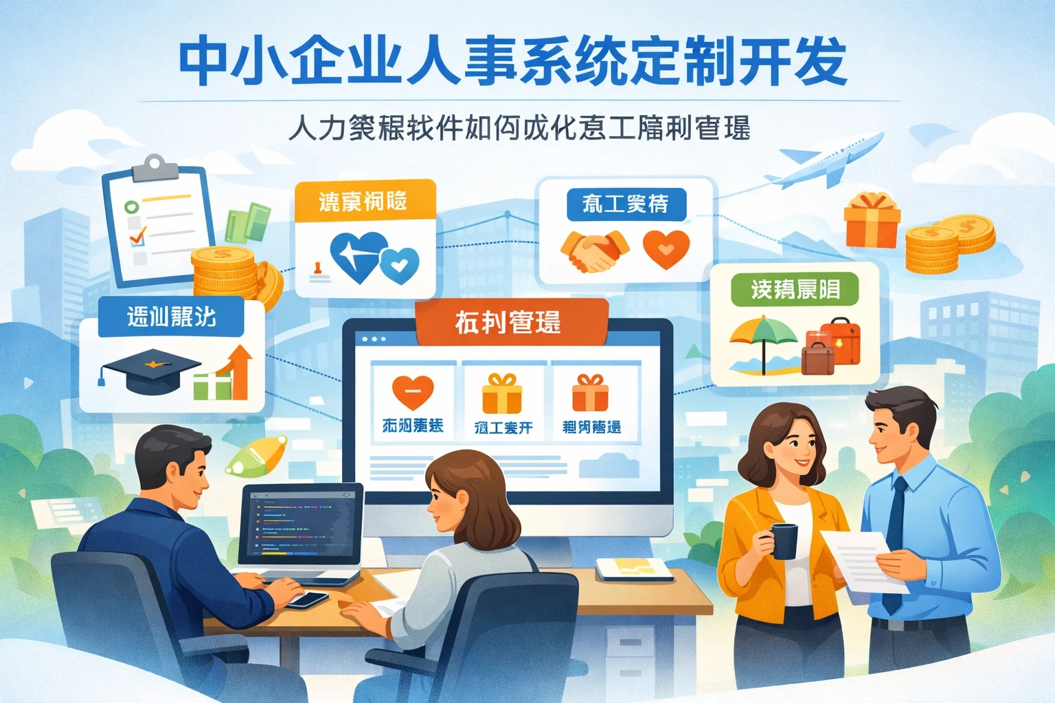 中小企业人事系统定制开发：人力资源软件如何优化员工福利管理