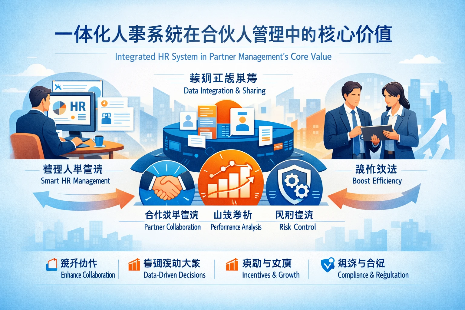一体化人事系统在合伙人管理中的核心价值