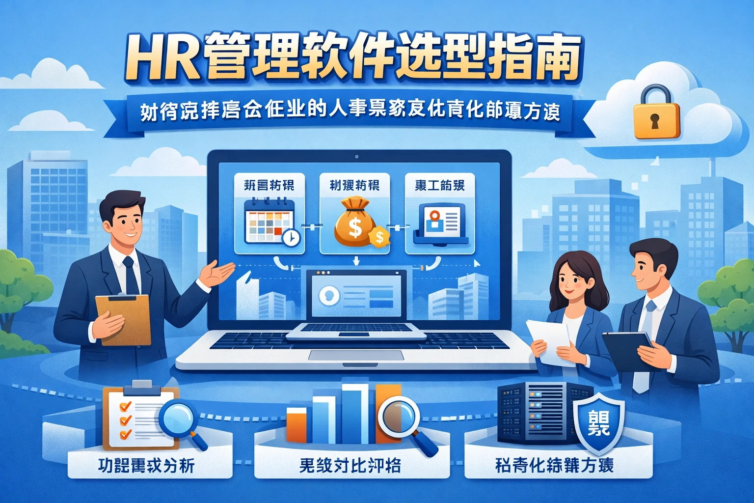 HR管理软件选型指南：如何选择适合企业的人事系统及私有化部署方案