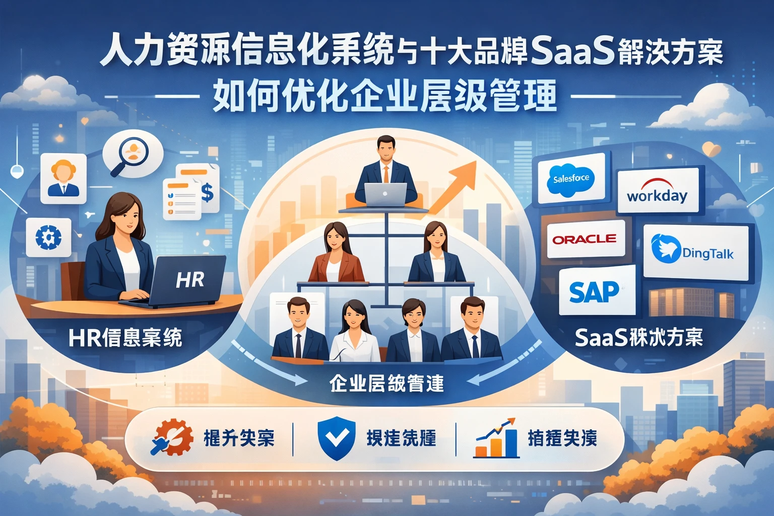 人力资源信息化系统与十大品牌SaaS解决方案如何优化企业层级管理