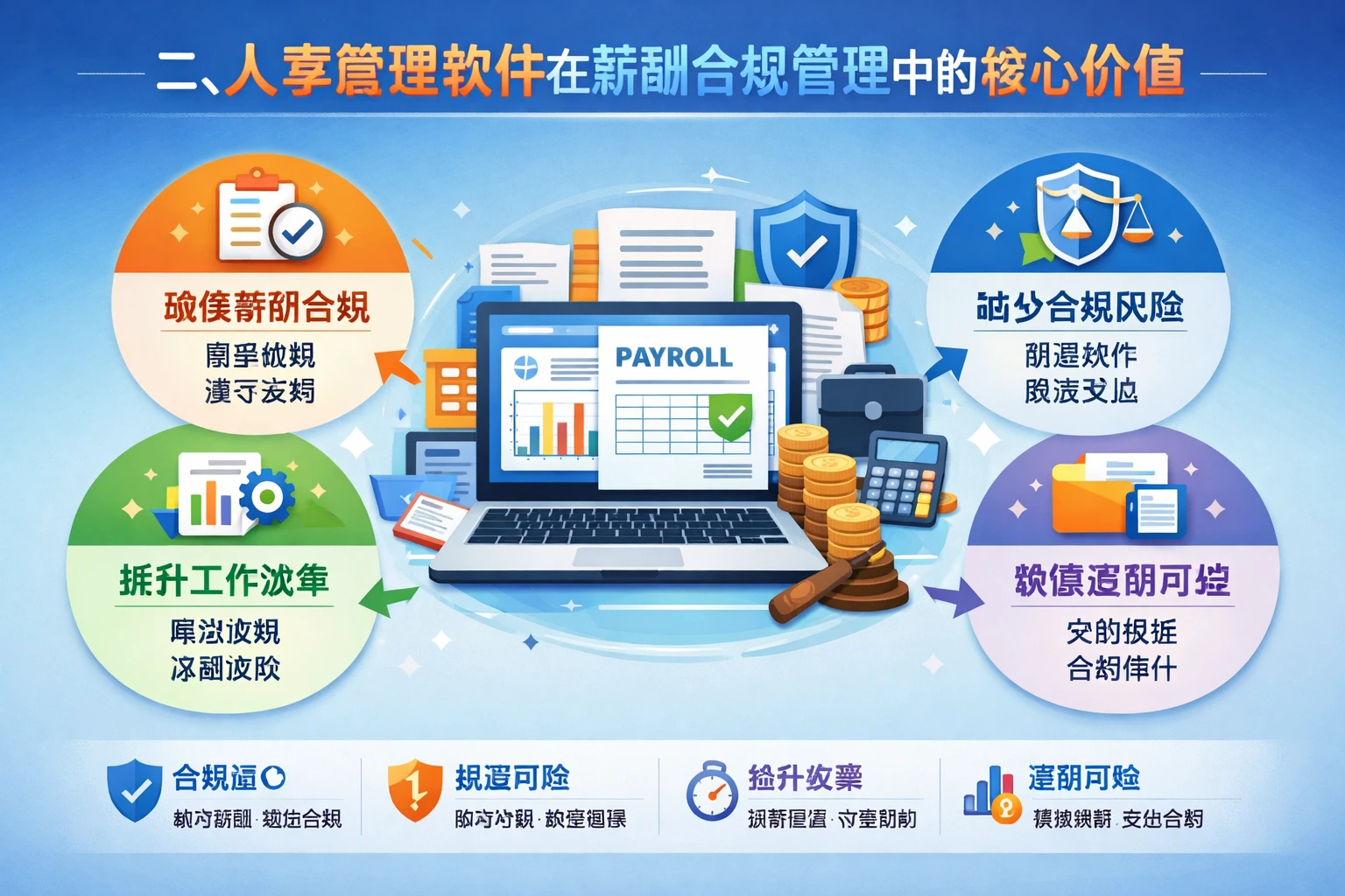 二、人事管理软件在薪酬合规管理中的核心价值