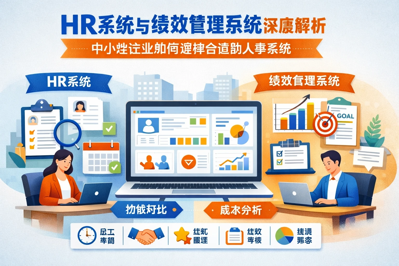 HR系统与绩效管理系统深度解析：中小型企业如何选择合适的人事系统