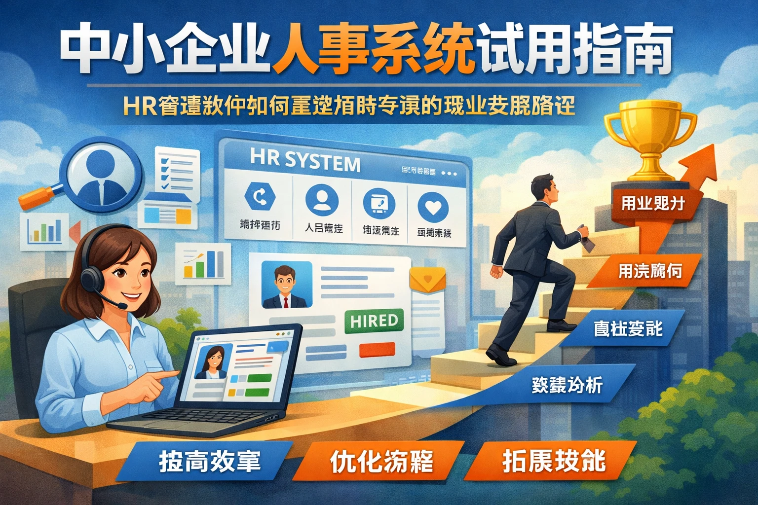 中小企业人事系统试用指南：HR管理软件如何重塑招聘专员的职业发展路径