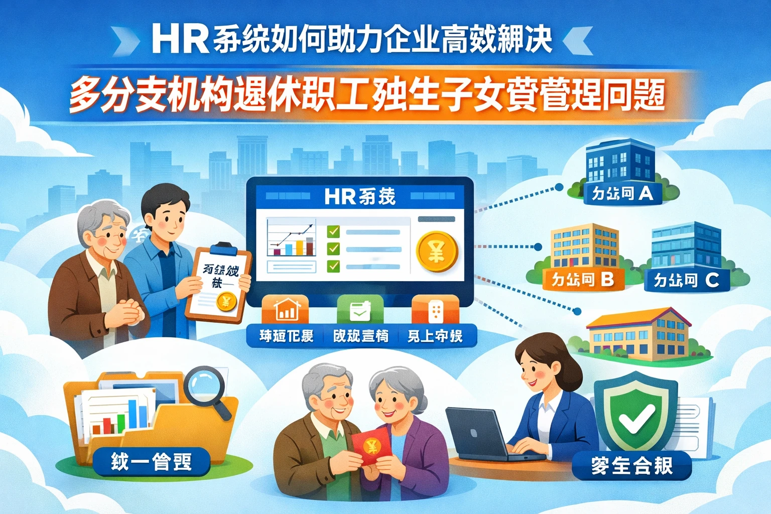 HR系统如何助力企业高效解决多分支机构退休职工独生子女费管理问题