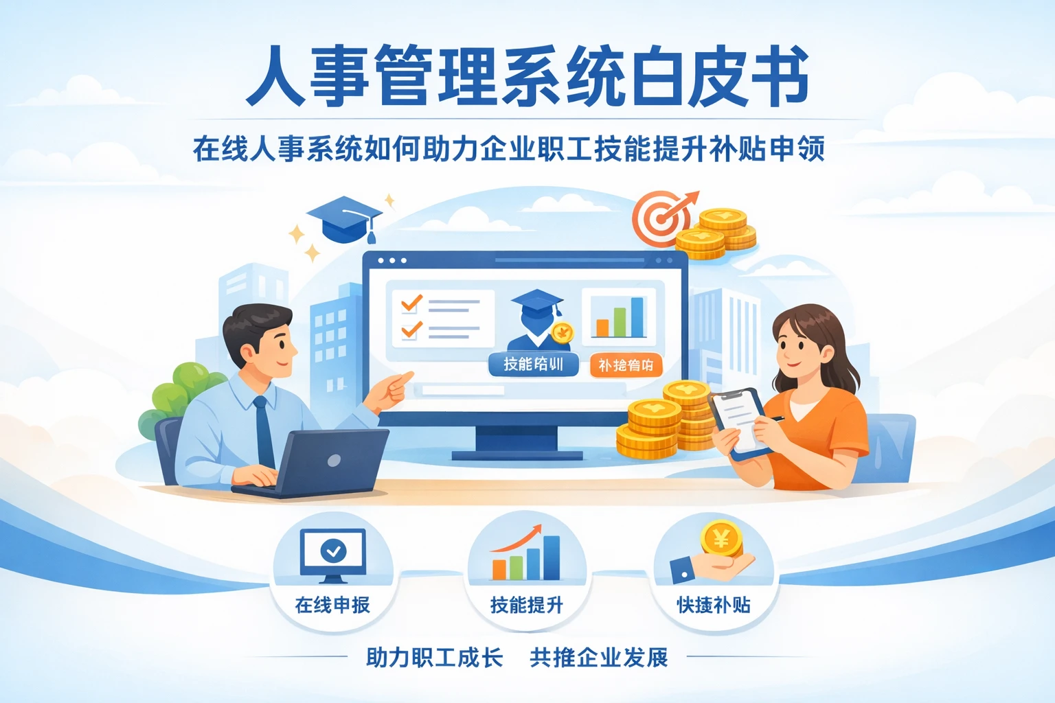 人事管理系统白皮书:在线人事系统如何助力企业职工技能提升补贴申领