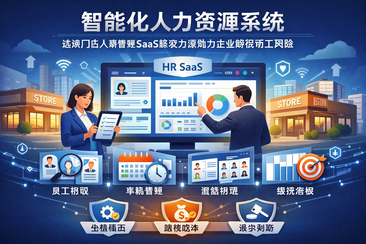 智能化人力资源系统:连锁门店人事管理SaaS解决方案助力企业降低用工风险