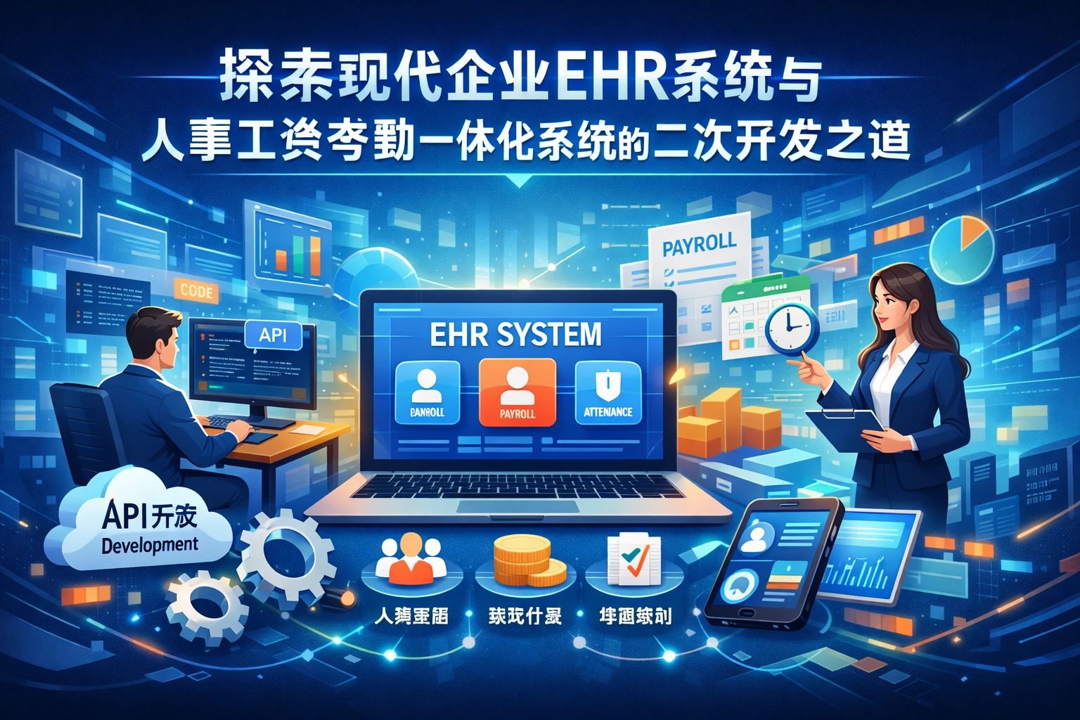 探索现代企业ehr系统与人事工资考勤一体化系统的二次开发之道